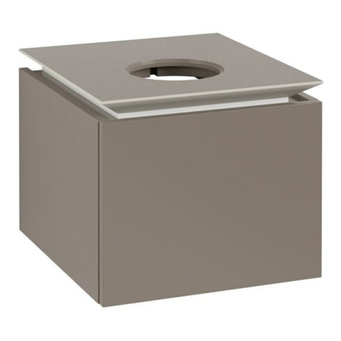 V&B Waschtischunterschrank Legato 45x38x50cm, WT mittig, Truffle Grey
