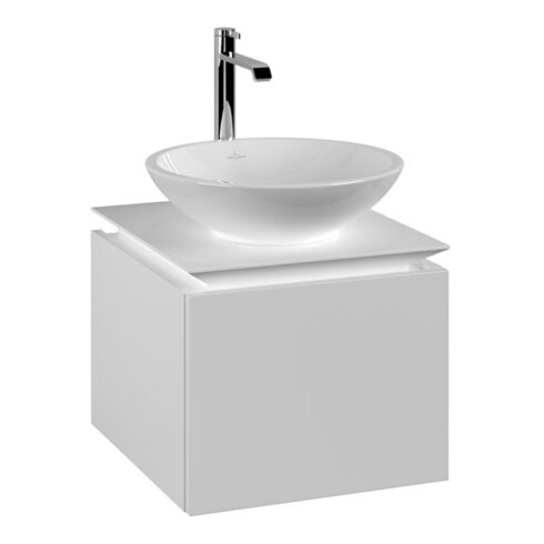 V&B Waschtischunterschrank Legato 45x38x50cm, WT mittig, White Matt