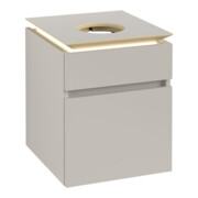 V&B Waschtischunterschrank Legato 45x55x50cm, WT m, m LED-Beleucht., so Gr