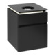 V&B Waschtischunterschrank Legato 45x55x50cm, WT m, m LED, bl ma Lac-3