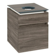 V&B Waschtischunterschrank Legato 45x55x50cm, WT m, m LED, st. Oa