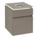 V&B Waschtischunterschrank Legato 45x55x50cm, WT m, m LED, Truffle Gr-3
