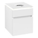 V&B Waschtischunterschrank Legato 45x55x50cm, WT m, m LED, wh. ma-1