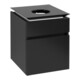 V&B Waschtischunterschrank Legato 45x55x50cm, WT mitt., Black Matt Lacquer-3