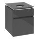 V&B Waschtischunterschrank Legato 45x55x50cm, WT mittig, Glossy Grey-1