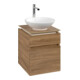 V&B Waschtischunterschrank Legato 45x55x50cm, WT mittig, Kansas Oak-3