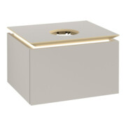 V&B Waschtischunterschrank Legato 60x38x50cm, WT m, m LED-Beleucht., so Gr