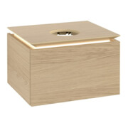V&B Waschtischunterschrank Legato 60x38x50cm, WT m, m LED, Nord Oa