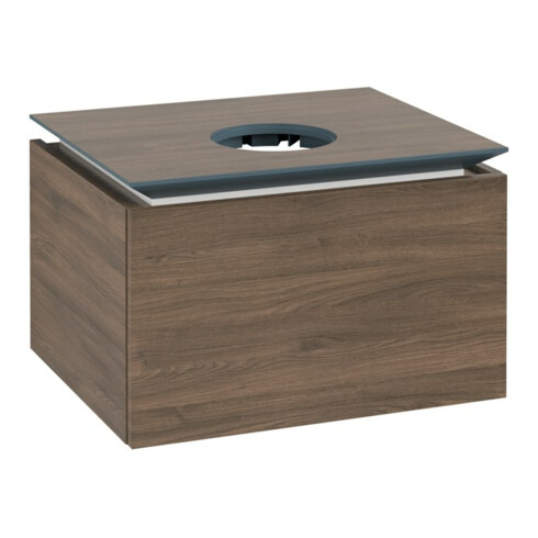 V&B Waschtischunterschrank Legato 60x38x50cm, WT mittig, Arizona Oak