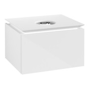 V&B Waschtischunterschrank Legato 60x38x50cm, WT mittig, Glossy White