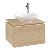 V&B Waschtischunterschrank Legato 60x38x50cm, WT mittig, Nordic Oak