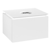 V&B Waschtischunterschrank Legato 60x38x50cm, WT mittig, White Matt