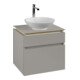 V&B Waschtischunterschrank Legato 60x55x50cm, Waschtisch mittig, Soft Grey-1