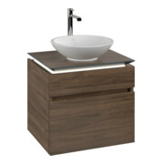V&B Waschtischunterschrank Legato 60x55x50cm, WT m, m LED, Ariz. Oa