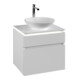 V&B Waschtischunterschrank Legato 60x55x50cm, WT m, m LED, wh. ma-3
