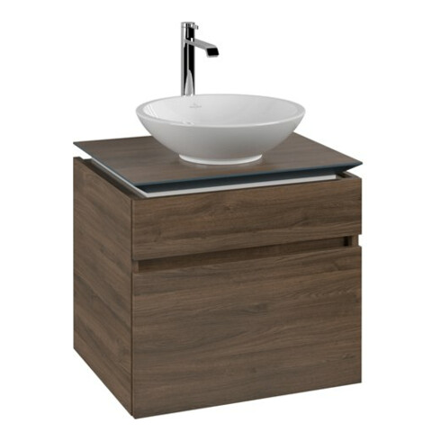 V&B Waschtischunterschrank Legato 60x55x50cm, WT mittig, Arizona Oak