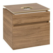V&B Waschtischunterschrank Legato 60x55x50cm, WT mittig, Kansas Oak