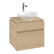 V&B Waschtischunterschrank Legato 60x55x50cm, WT mittig, Nordic Oak