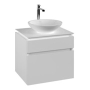 V&B Waschtischunterschrank Legato 60x55x50cm, WT mittig, White Matt