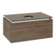 V&B Waschtischunterschrank Legato 80x38x50cm, WT m, m LED, Ariz. Oa-1
