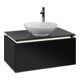V&B Waschtischunterschrank Legato 80x38x50cm, WT m, m LED, bl ma Lac-3