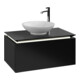 V&B Waschtischunterschrank Legato 80x38x50cm, WT m, m LED, bl ma Lac-1