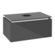 V&B Waschtischunterschrank Legato 80x38x50cm, WT m, m LED, glo Gr-1