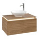 V&B Waschtischunterschrank Legato 80x38x50cm, WT m, m LED, Kan Oa-1
