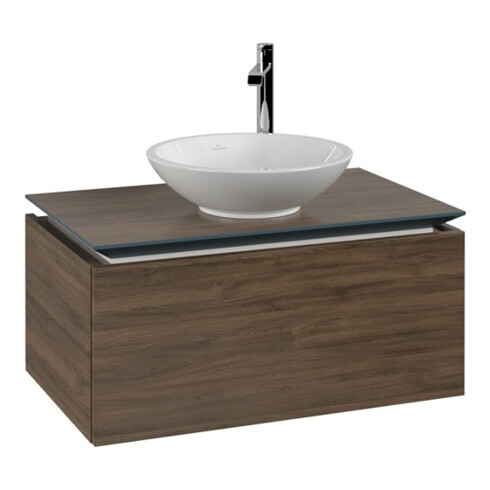 V&B Waschtischunterschrank Legato 80x38x50cm, WT mittig, Arizona Oak
