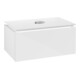 V&B Waschtischunterschrank Legato 80x38x50cm, WT mittig, Glossy White-3