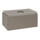 V&B Waschtischunterschrank Legato 80x38x50cm, WT mittig, Truffle Grey-3
