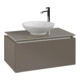 V&B Waschtischunterschrank Legato 80x38x50cm, WT mittig, Truffle Grey-3