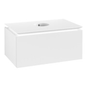 V&B Waschtischunterschrank Legato 80x38x50cm, WT mittig, White Matt