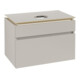 V&B Waschtischunterschrank Legato 80x55x50cm, Waschtisch mittig, Soft Grey-1