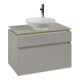 V&B Waschtischunterschrank Legato 80x55x50cm, Waschtisch mittig, Soft Grey-3