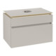 V&B Waschtischunterschrank Legato 80x55x50cm, Waschtisch mittig, Soft Grey-3