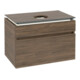 V&B Waschtischunterschrank Legato 80x55x50cm, WT m, m LED, Ariz. Oa-1