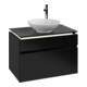 V&B Waschtischunterschrank Legato 80x55x50cm, WT m, m LED, bl ma Lac-3
