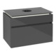 V&B Waschtischunterschrank Legato 80x55x50cm, WT m, m LED, glo Gr-3