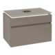 V&B Waschtischunterschrank Legato 80x55x50cm, WT m, m LED, Truffle Gr-3