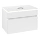 V&B Waschtischunterschrank Legato 80x55x50cm, WT m, m LED, wh. ma-3