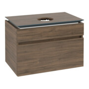 V&B Waschtischunterschrank Legato 80x55x50cm, WT mittig, Arizona Oak