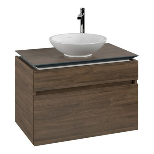 V&B Waschtischunterschrank Legato 80x55x50cm, WT mittig, Arizona Oak
