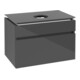 V&B Waschtischunterschrank Legato 80x55x50cm, WT mittig, Glossy Grey-3