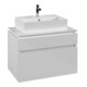 V&B Waschtischunterschrank Legato 80x55x50cm, WT mittig, Glossy White-1