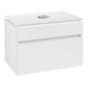 V&B Waschtischunterschrank Legato 80x55x50cm, WT mittig, Glossy White-3