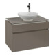 V&B Waschtischunterschrank Legato 80x55x50cm, WT mittig, Truffle Grey-1