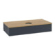 V&B Waschtischunterschrank mit Frontstruktur Antao 100x19x50cm, HL, WBP hon. Oa, md b m Lac-3