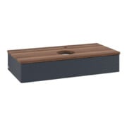 V&B Waschtischunterschrank mit Frontstruktur Antao 100x19x50cm, HL, WBP w wal, md bl. m Lac-3