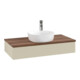V&B Waschtischunterschrank mit Frontstruktur Antao 100x19x50cm, HL, WBP w. wal, si Gr m Lac-3